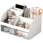 Minimalist COMFYROOM Desk Organizer with 6 Compartments and 2 Collection