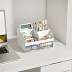 Minimalist COMFYROOM Desk Organizer with 6 Compartments and 2 Collection