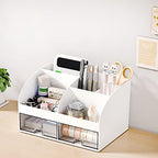 Minimalist COMFYROOM Desk Organizer with 6 Compartments and 2 Collection