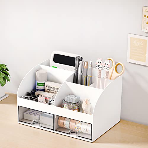 Minimalist COMFYROOM Desk Organizer with 6 Compartments and 2 Collection