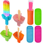 Minimalist AIERSA 8pcs Popsicle Holders and Ice Pop Sleeves Kit