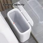 Eco-Friendly funest Bathroom Small Trash Can with Lid,10L / 2.7 Collection