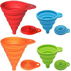 Eco-Friendly KongNai Kitchen Funnel Set 4 Pack, Small Collection