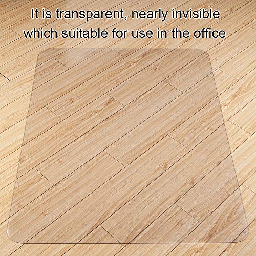 Modern Kuyal Clear Chair mat for Hard Floors 36 Set