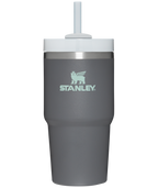 Car-Cup Friendly The Quencher H2.0 Flowstate Tumbler | Stanley Create D330L - 40oz Large Capacity Car-Cup Friendly Quencher - Charcoal