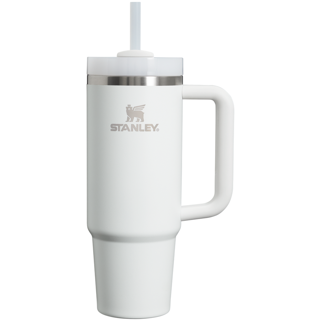 Large Capacity The Quencher H2.0 Flowstate Tumbler D051L - Double-Wall Vacuum Insulated Travel Tumbler with Straw - Frost