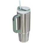 Large Capacity The Quencher H2.0 Flowstate Tumbler D051L - Double-Wall Vacuum Insulated Travel Tumbler with Straw Detail