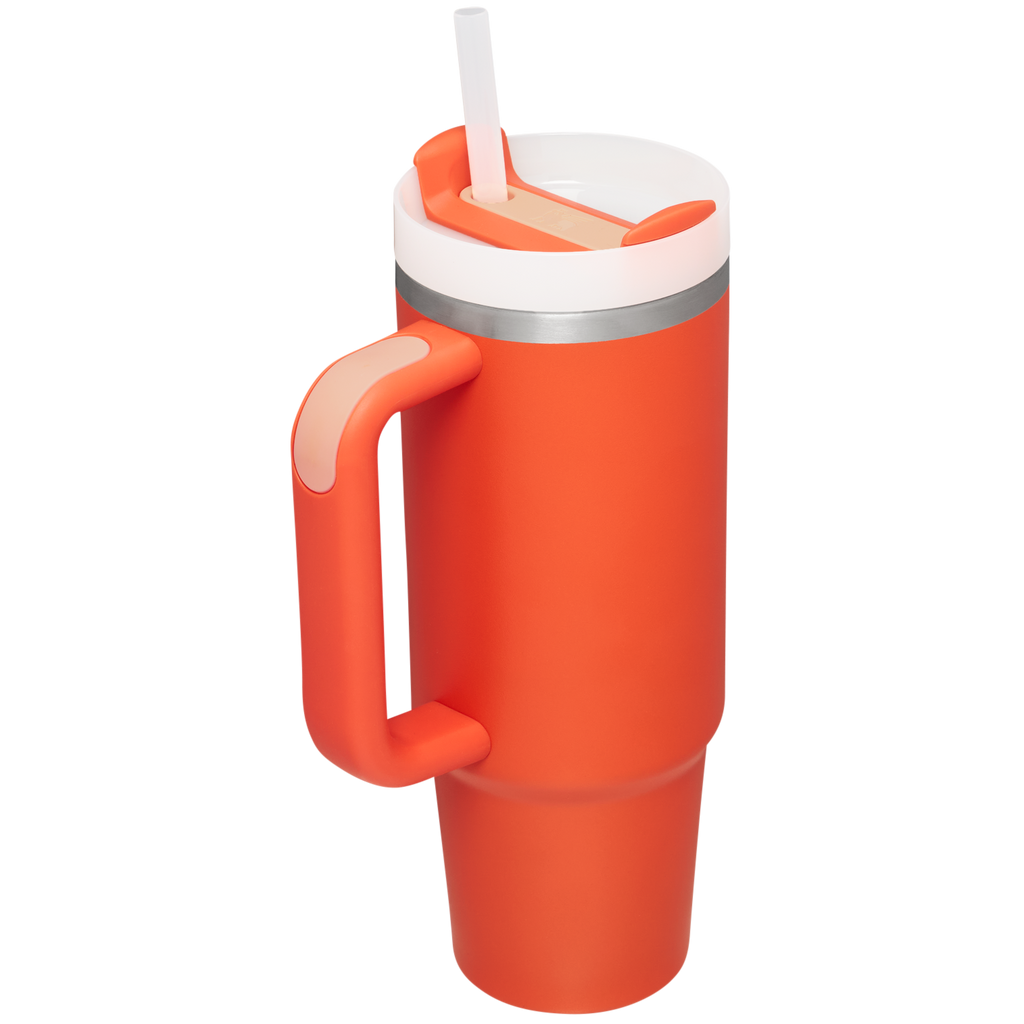 Large Capacity The Quencher H2.0 Flowstate Tumbler D051L - Double-Wall Vacuum Insulated Travel Tumbler with Straw Detail