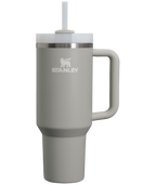 Insulated Travel The Quencher H2.0 Flowstate Tumbler  | Stanley Create D332L - 40oz Large Capacity Car-Cup Friendly Quencher - Ash