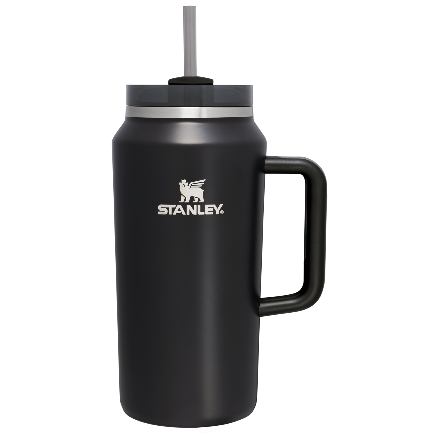 Double-Wall Vacuum The Quencher H2.0 Flowstate Tumbler D365U - Premium Stainless Steel Straw Cup for All-Day Hydration - Black Glow