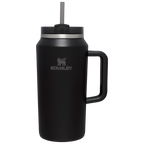 Double-Wall Vacuum The Quencher H2.0 Flowstate Tumbler D365U - Premium Stainless Steel Straw Cup for All-Day Hydration - Black