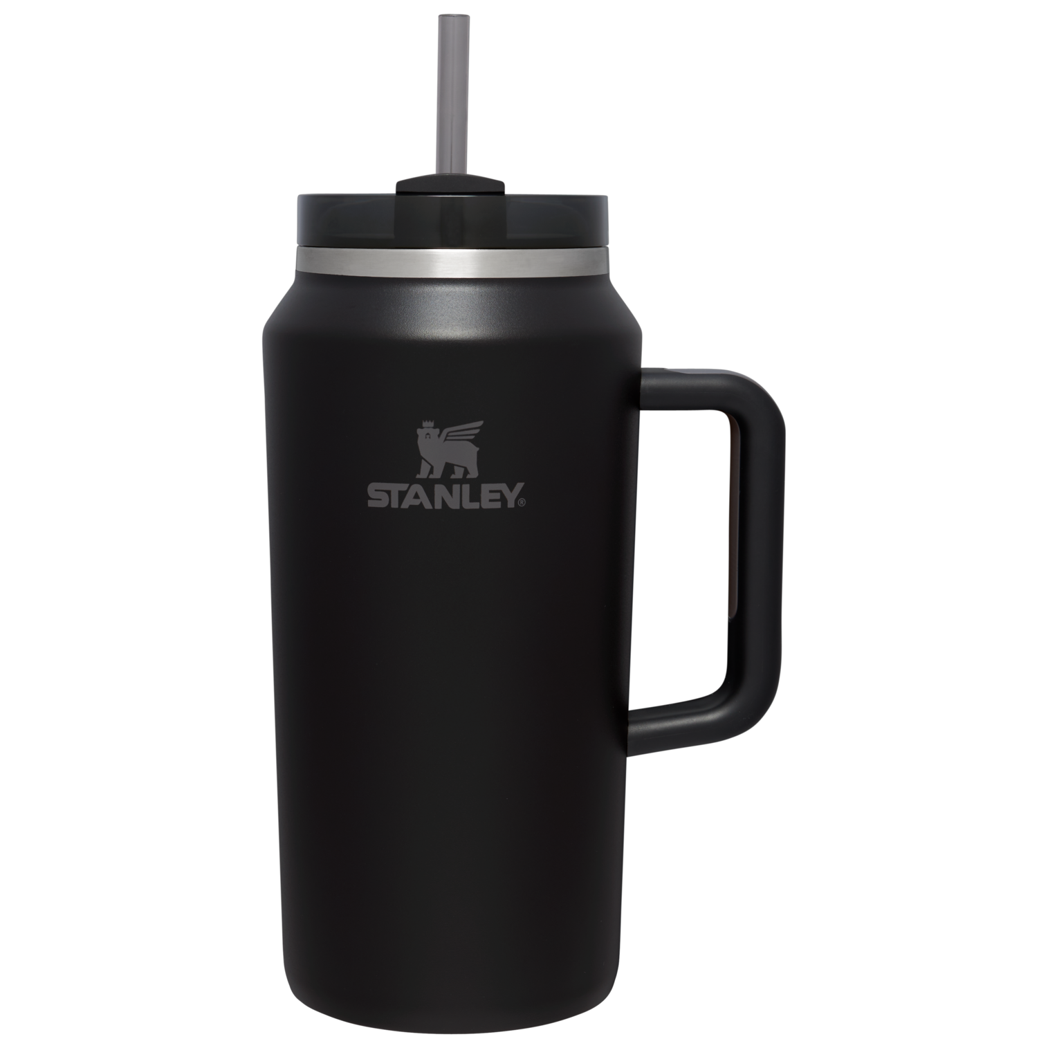 Double-Wall Vacuum The Quencher H2.0 Flowstate Tumbler D365U - Premium Stainless Steel Straw Cup for All-Day Hydration - Black