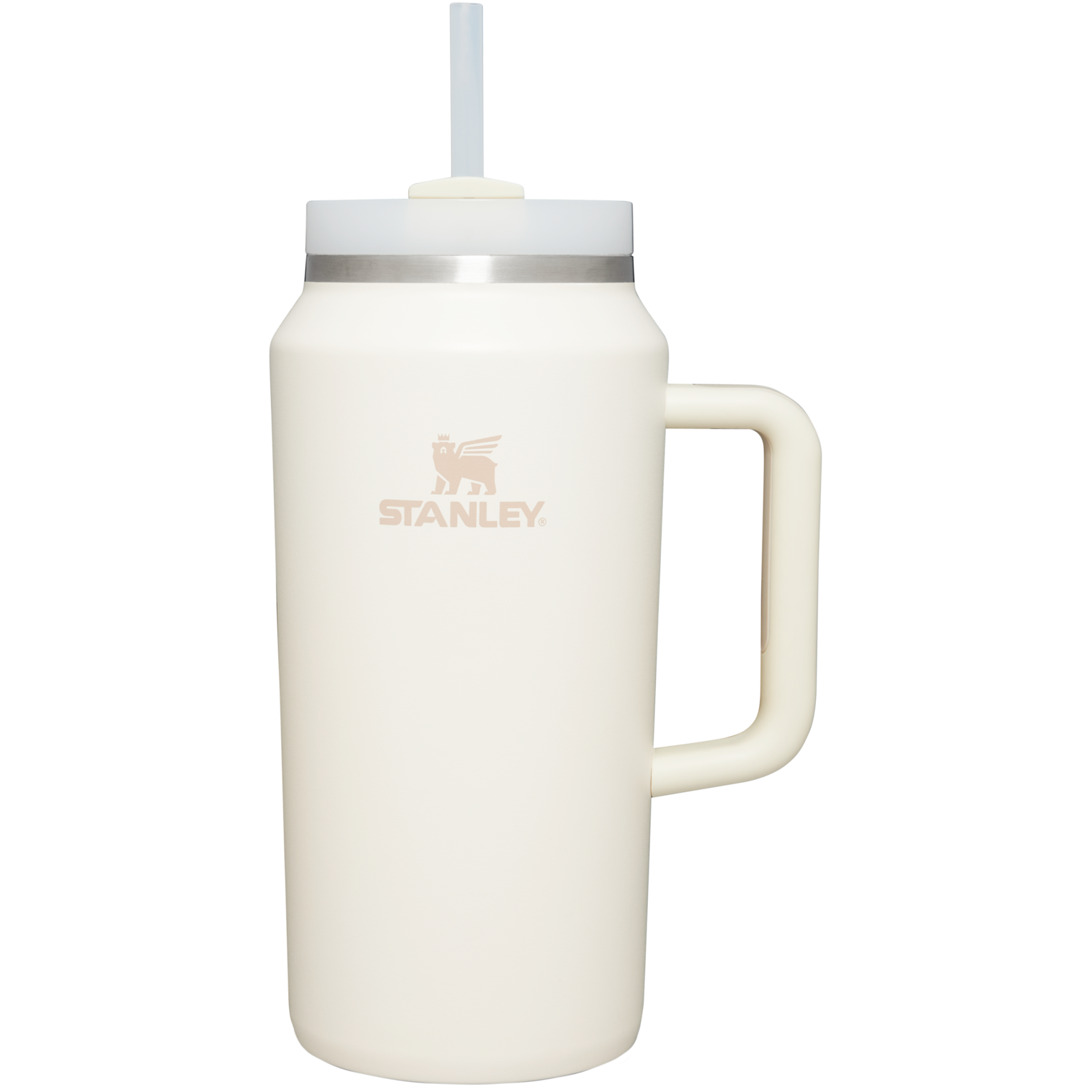 Double-Wall Vacuum The Quencher H2.0 Flowstate Tumbler D365U - Premium Stainless Steel Straw Cup for All-Day Hydration - Cream