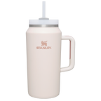 Double-Wall Vacuum The Quencher H2.0 Flowstate Tumbler D365U - Premium Stainless Steel Straw Cup for All-Day Hydration - Rose Quartz