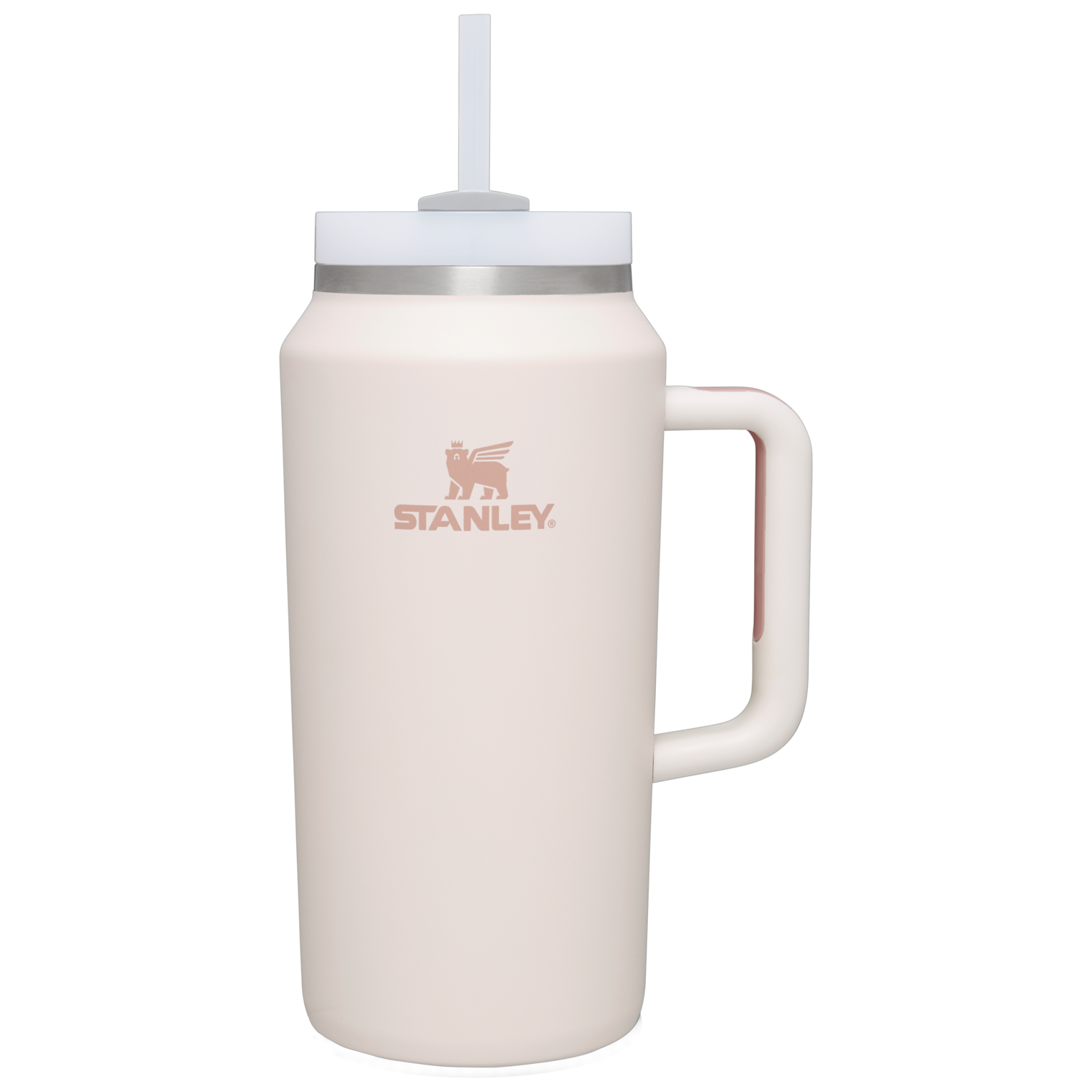 Double-Wall Vacuum The Quencher H2.0 Flowstate Tumbler D365U - Premium Stainless Steel Straw Cup for All-Day Hydration - Rose Quartz