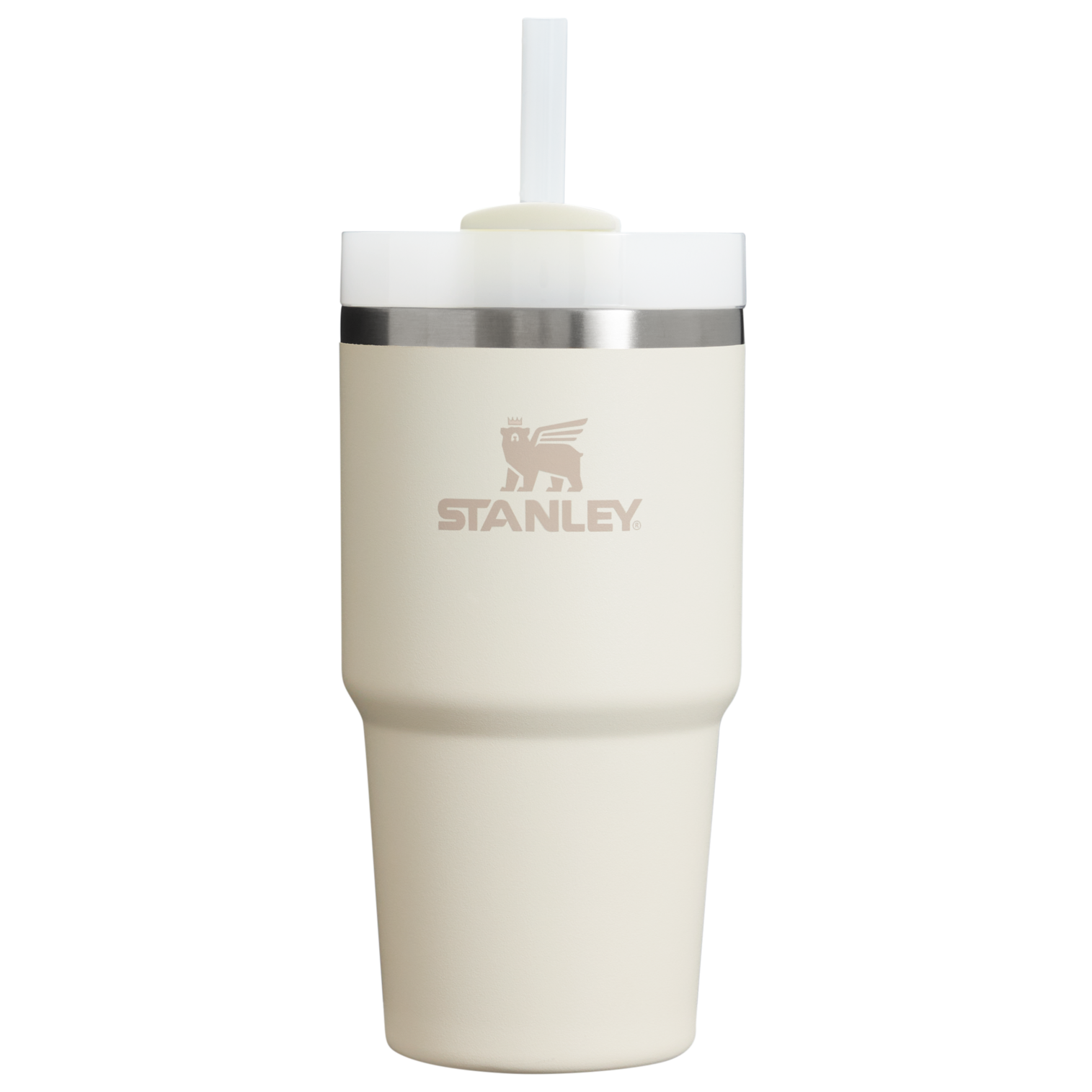 Double-Wall Vacuum The Quencher H2.0 Flowstate Tumbler D030T - 40oz Large Capacity Car-Cup Friendly Quencher - Cream 2.0