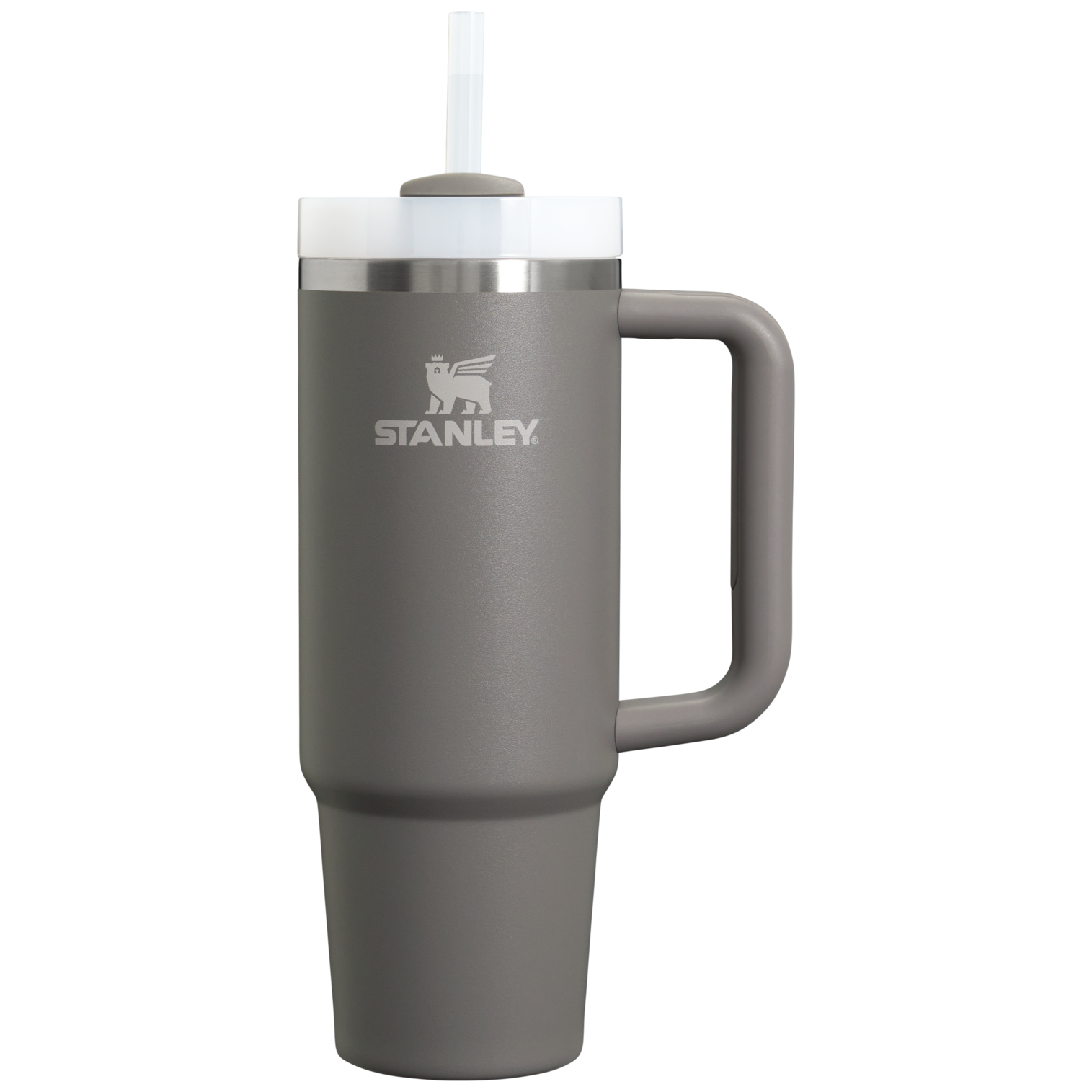 Large Capacity The Quencher H2.0 Flowstate Tumbler D051L - Double-Wall Vacuum Insulated Travel Tumbler with Straw - Stone