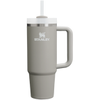 Large Capacity The Quencher H2.0 Flowstate Tumbler D051L - Double-Wall Vacuum Insulated Travel Tumbler with Straw - Ash