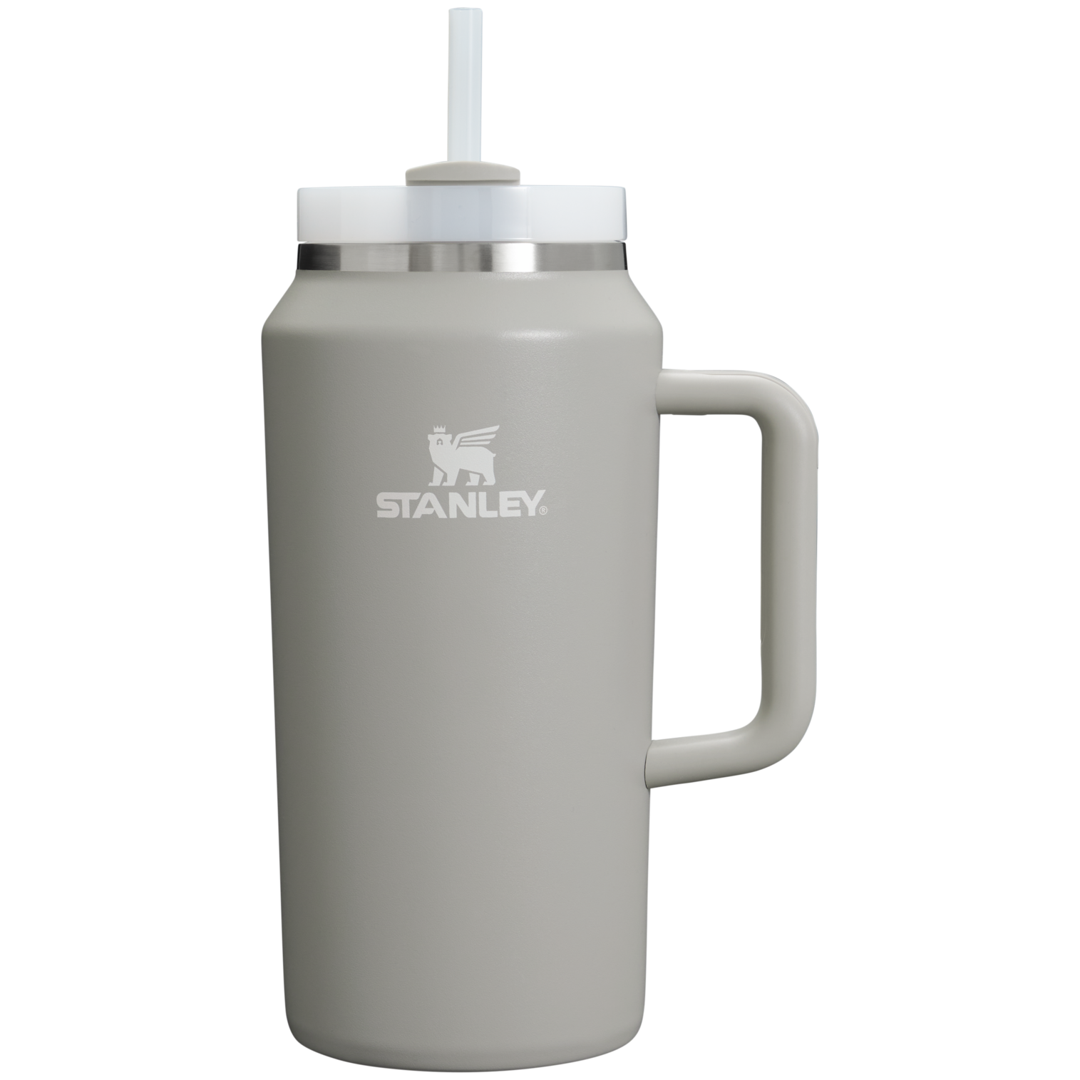 Double-Wall Vacuum The Quencher H2.0 Flowstate Tumbler D365U - Premium Stainless Steel Straw Cup for All-Day Hydration - Ash