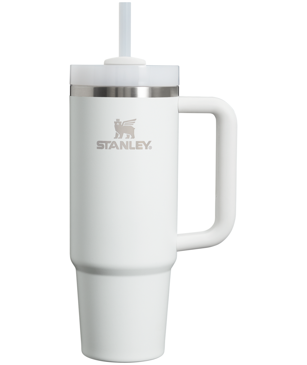 Large Capacity The Quencher H2.0 Flowstate Tumbler | Stanley Create D331C - Premium Stainless Steel Straw Cup for All-Day Hydration - Frost