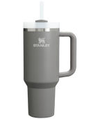 Insulated Travel The Quencher H2.0 Flowstate Tumbler  | Stanley Create D332L - 40oz Large Capacity Car-Cup Friendly Quencher - Stone