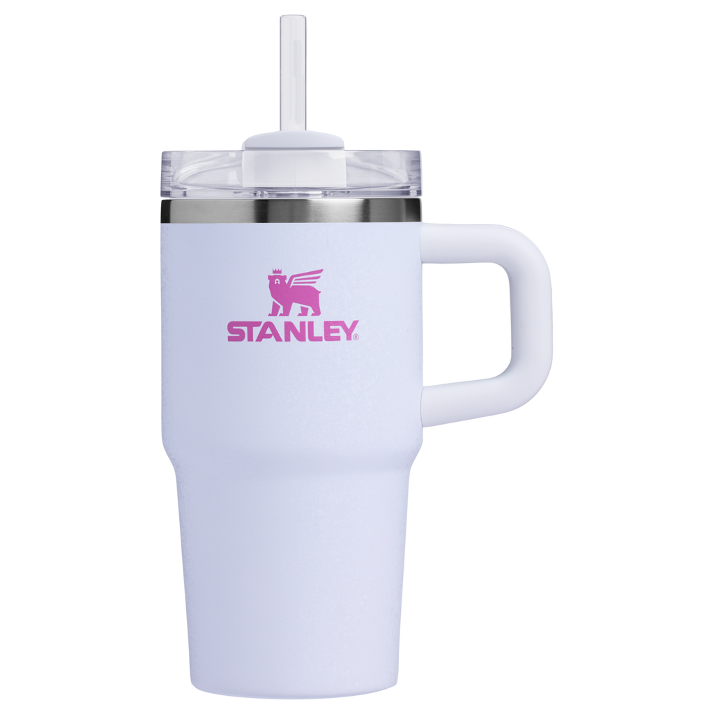 Double-Wall Vacuum The Quencher H2.O Flowstate Tumbler with Handle | Stanley Create D309N - Double-Wall Vacuum Insulated Travel Tumbler with Straw Detail