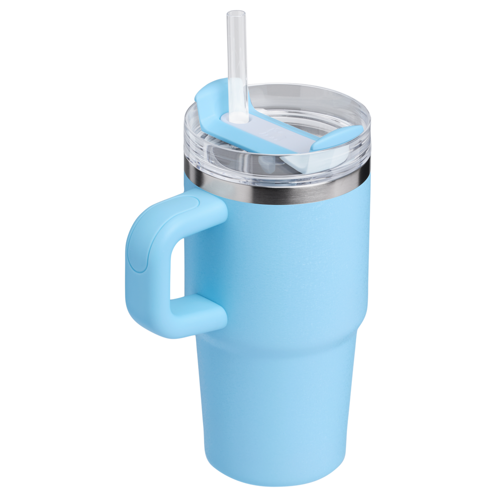 Double-Wall Vacuum The Quencher H2.O Flowstate Tumbler | Stanley Create D274S - FlowState 3-Position Lid Insulated Travel Mug Detail