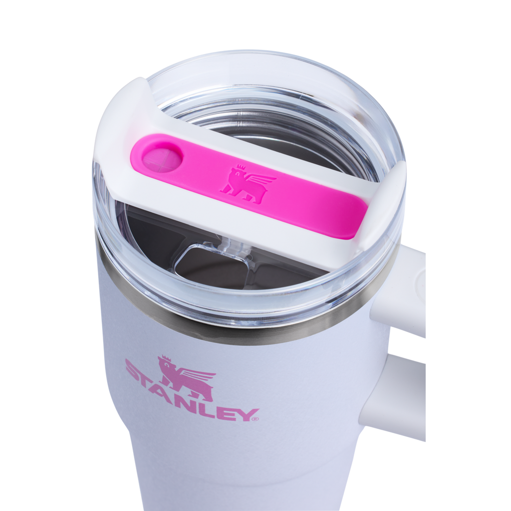 Double-Wall Vacuum The Quencher H2.O Flowstate Tumbler | Stanley Create D274S - FlowState 3-Position Lid Insulated Travel Mug Detail
