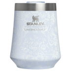 Premium Matte Stanley 1913 x LoveShackFancy Holiday Reserve Wine Tumbler D204X - Shatterproof Flavor-Preserving Cocktail Tumbler with Lid - Toscana Toile Alpine Blue