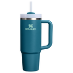 Large Capacity The Quencher H2.0 Flowstate Tumbler D051L - Double-Wall Vacuum Insulated Travel Tumbler with Straw - Coastal Teal