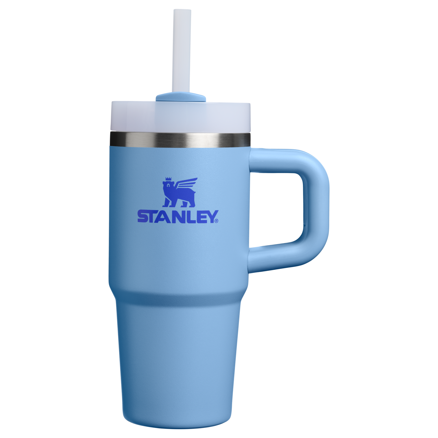 Large Capacity The Quencher H2.O Flowstate Tumbler D068Z - Premium Stainless Steel Straw Cup for All-Day Hydration - Blue Sky
