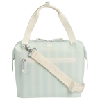 Heavy-Duty Tote The All Day Julienne Mini Cooler D349V - Julienne Series Portable Picnic Chiller Tote - Mist Picnic Stripe