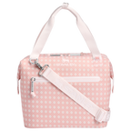 Heavy-Duty Tote The All Day Julienne Mini Cooler D349V - Julienne Series Portable Picnic Chiller Tote - Rose Quartz Rattan