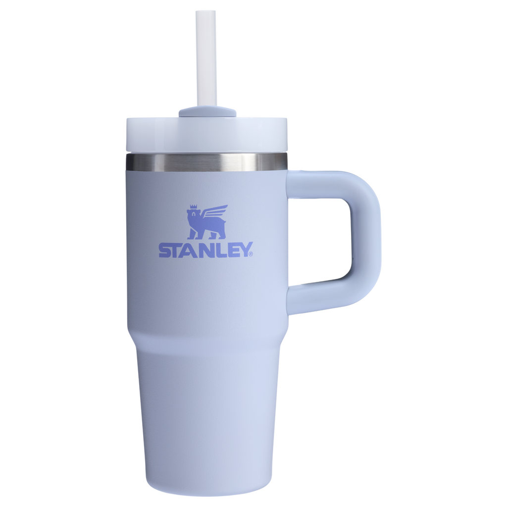 Large Capacity The Quencher H2.O Flowstate Tumbler | Stanley Create D291F - Double-Wall Vacuum Insulated Travel Tumbler with Straw Detail