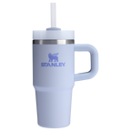 Large Capacity The Quencher H2.O Flowstate Tumbler | Stanley Create D291F - Double-Wall Vacuum Insulated Travel Tumbler with Straw Detail