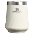 Vacuum Insulated Wine The Textured Reserve Wine Tumbler D141Z - Reserve Collection Stainless Steel Whiskey Cup - Cream Gloss