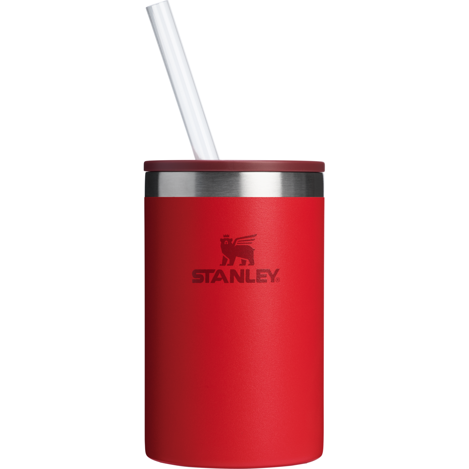 Leak-Proof Insulated The Everyday Can Cooler Cup D064R - Julienne Series Portable Picnic Chiller Tote - Chili Red