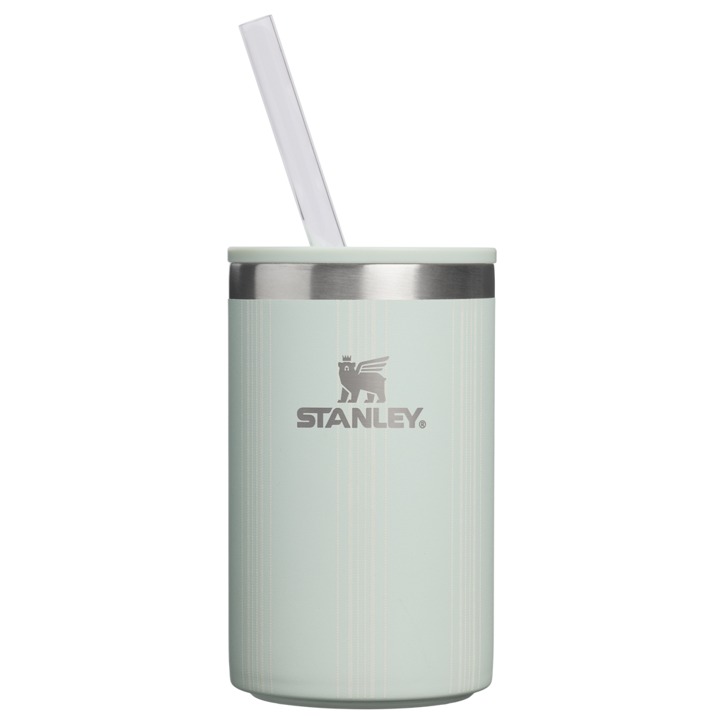 Leak-Proof Insulated The Everyday Can Cooler Cup D353P - Julienne Series Portable Picnic Chiller Tote - Mist Picnic Stripe