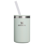 Leak-Proof Insulated The Everyday Can Cooler Cup D353P - Julienne Series Portable Picnic Chiller Tote - Mist Picnic Stripe