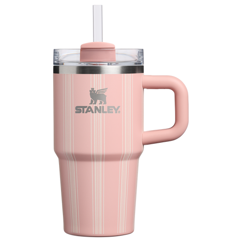 Car-Cup Friendly The Quencher H2.0 Flowstate Tumbler D344H - Double-Wall Vacuum Insulated Travel Tumbler with Straw - Peach Rose Picnic Stripe