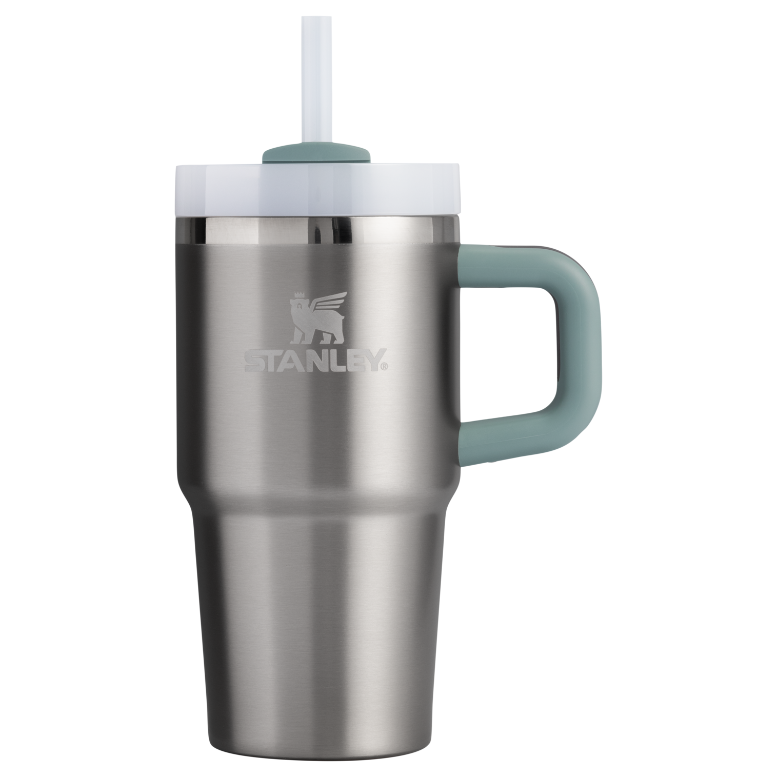 Double-Wall Vacuum The Quencher H2.O Flowstate Tumbler | Stanley Create D274S - FlowState 3-Position Lid Insulated Travel Mug Detail