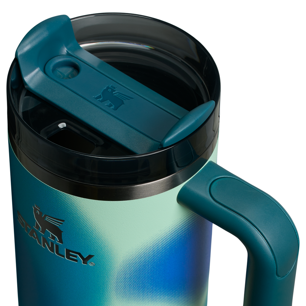 Large Capacity The Quencher H2.0 Flowstate Tumbler D051L - Double-Wall Vacuum Insulated Travel Tumbler with Straw Detail