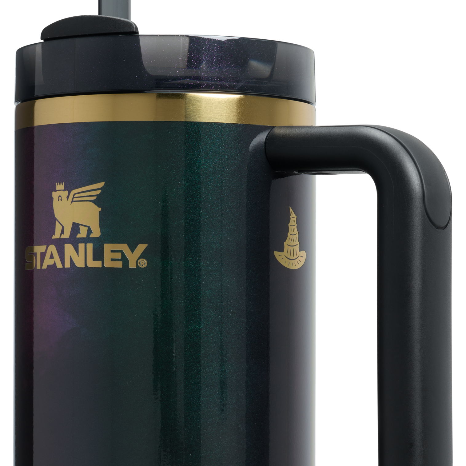 Double-Wall Vacuum The Wicked for Good Quencher H2.0 Flowstate Tumbler D246P - Double-Wall Vacuum Insulated Travel Tumbler with Straw Detail