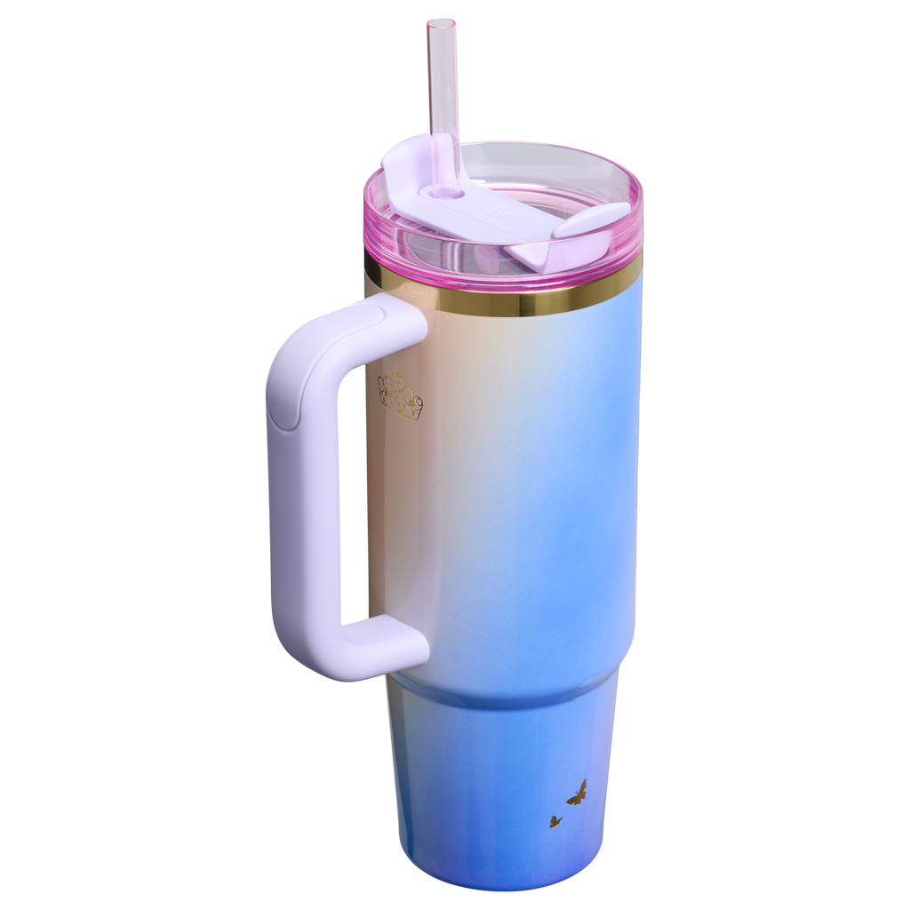 Double-Wall Vacuum The Wicked for Good Quencher H2.0 Flowstate Tumbler D246P - Double-Wall Vacuum Insulated Travel Tumbler with Straw Detail