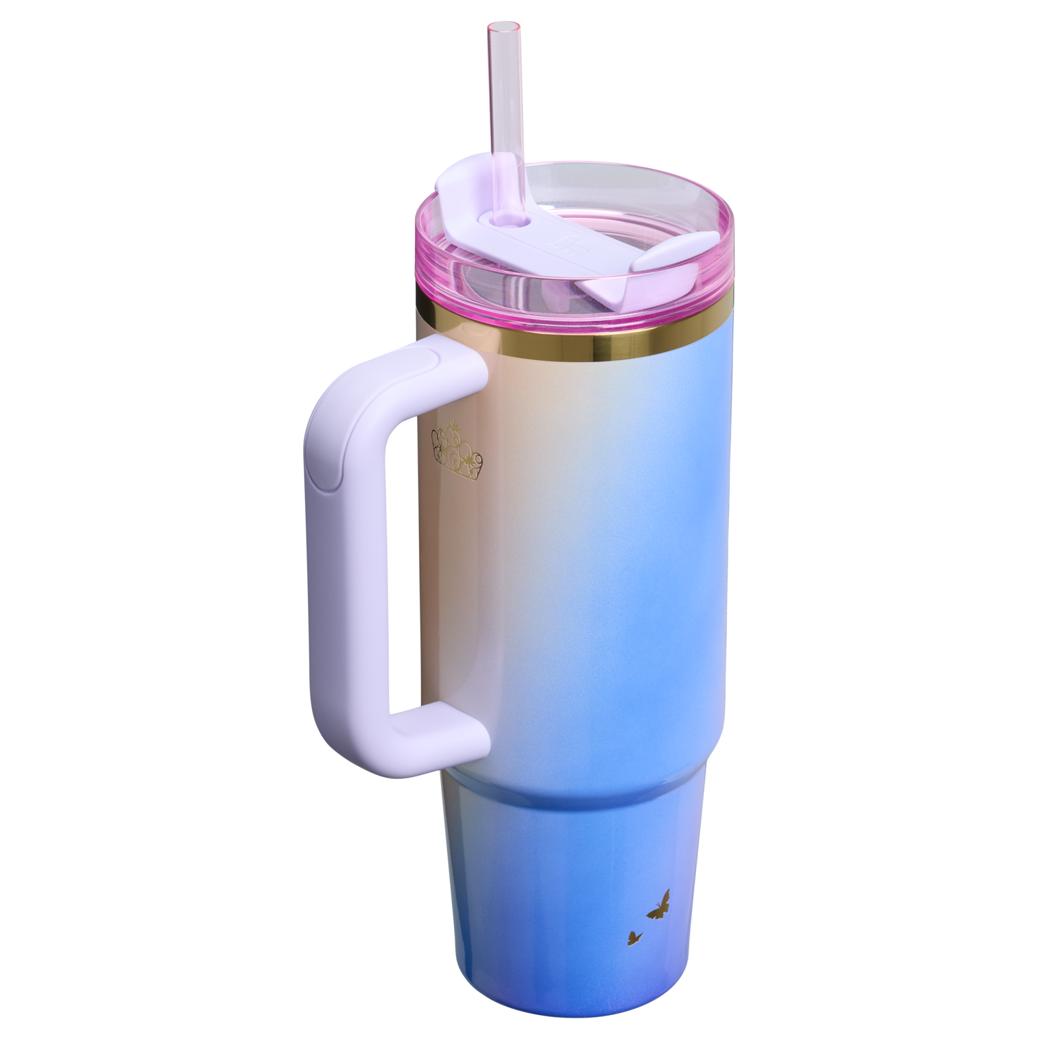 Double-Wall Vacuum The Wicked for Good Quencher H2.0 Flowstate Tumbler D246P - Double-Wall Vacuum Insulated Travel Tumbler with Straw Detail