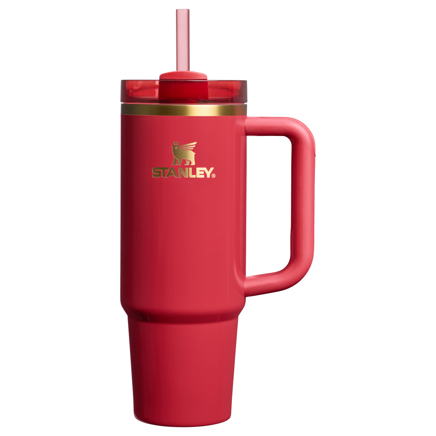 Double-Wall Vacuum The Cheers & Cheer Quencher H2.0 Flowstate Tumbler D189S - 40oz Large Capacity Car-Cup Friendly Quencher - Holly Berry Gloss