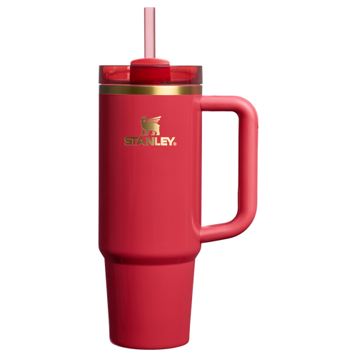 Double-Wall Vacuum The Cheers & Cheer Quencher H2.0 Flowstate Tumbler D189S - 40oz Large Capacity Car-Cup Friendly Quencher - Holly Berry Gloss