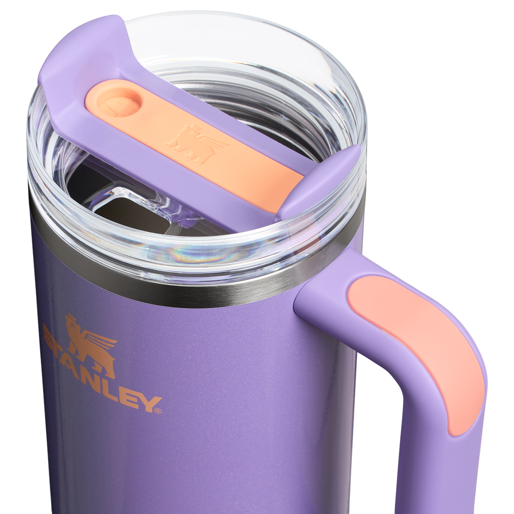 Large Capacity The Quencher H2.0 Flowstate Tumbler D051L - Double-Wall Vacuum Insulated Travel Tumbler with Straw Detail