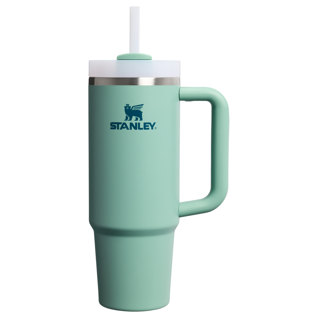 Large Capacity The Quencher H2.0 Flowstate Tumbler D051L - Double-Wall Vacuum Insulated Travel Tumbler with Straw - Spring Green
