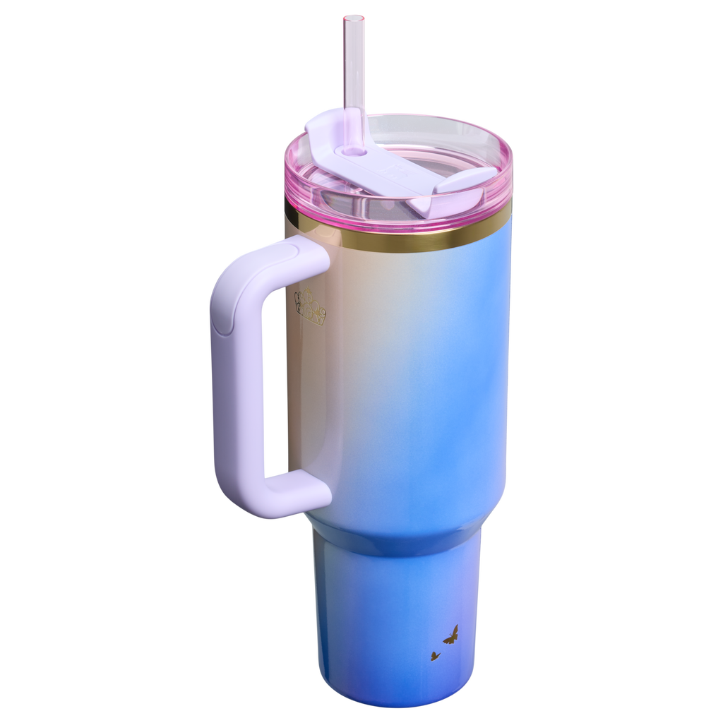 Splash-Resistant FlowState The Wicked for Good Quencher H2.0 Flowstate Tumbler D245R - Premium Stainless Steel Straw Cup for All-Day Hydration Detail